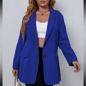 Classic plus size blazer jacket